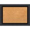Cork Board, Nero Black Wood Frame - Bulletin Board, Organization Board, Pin Board
